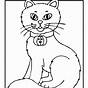 Halloween Cat Printable Coloring Pages
