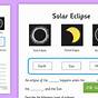Eclipse Worksheet Activity For Kindergarten