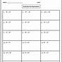 Exponents Practice Worksheets