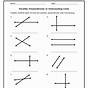 Equations Of Parallel And Perpendicular Lines Worksheets Ans