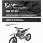 Baja 49cc Dirt Bike Manual