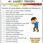 Identifying Anxiety Triggers Worksheet