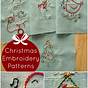 Printable Christmas Embroidery Patterns