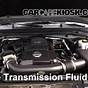 2019 Nissan Frontier Transmission Fluid Change
