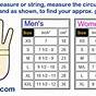 Sizing Chart For Gloves