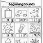 Free Printable Beginning Sounds Worksheets