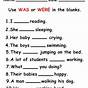 Grammar Year 2 Worksheets