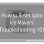 Igloo Ice Maker Parts Diagram