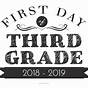 First Day Of 3rd Grade Free Printable