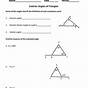 Exterior Angles Of Triangles Worksheet