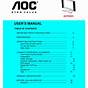 Aoc 2330v User Manual