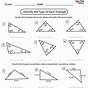 Constructing Triangles Worksheet Grade 6