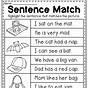 Cvc I Can And Match Worksheet