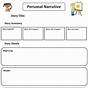 Free Graphic Organizer For Narrative Writing