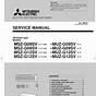 Mitsubishi Msz-gl18na Service Manual