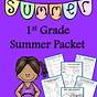 Entering 1st Grade Summer Packet