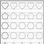 Free Shape Tracing Worksheets