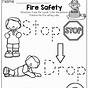 Preschool Fire Safety Worksheet