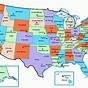 Us States Map Chart