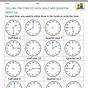 Clock Time Worksheet