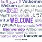 Printable Welcome In Different Languages