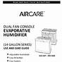 Aircare Humidifier Instruction Manual