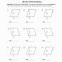Parallelogram Worksheet With Answers