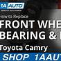 Toyota Camry Wheel Bearing Replacement