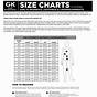 Gk Leo Size Chart