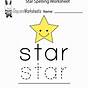 Printable Star Worksheet For Preschool