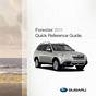 2001 Subaru Forester Owners Manual