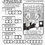 Printable Jumble Puzzle For Today