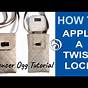 How To Open A Twist Lock