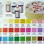Wilton Icing Colors Chart
