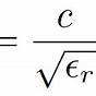 Velocity Of Propagation Formula