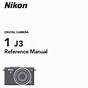 Nikon 1 J3 Manual