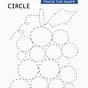 Circle Tracing Worksheet Printable