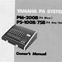 Yamaha Ps 10 Ps 20 Owner's Manual