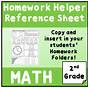 Homework Sheets For 2nd Graders