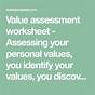 Personal Values Assessment Worksheet