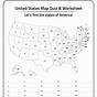 Map Of The United States Worksheets