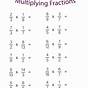 Fraction Multiplication Worksheets