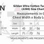 Gildan Hammer Size Chart