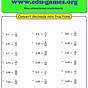 Grade 7 Fractions And Decimals Worksheet