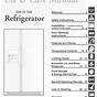 Frigidaire Gallery Refrigerator Manual Pdf