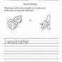 Opinion Writing Prompts First Grade