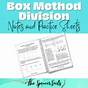 Box Method Division Worksheets Pdf