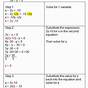 Graphing And Substitution Worksheet