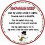 Free Printable Snowman Soup Labels