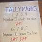 Tally Marks Anchor Chart